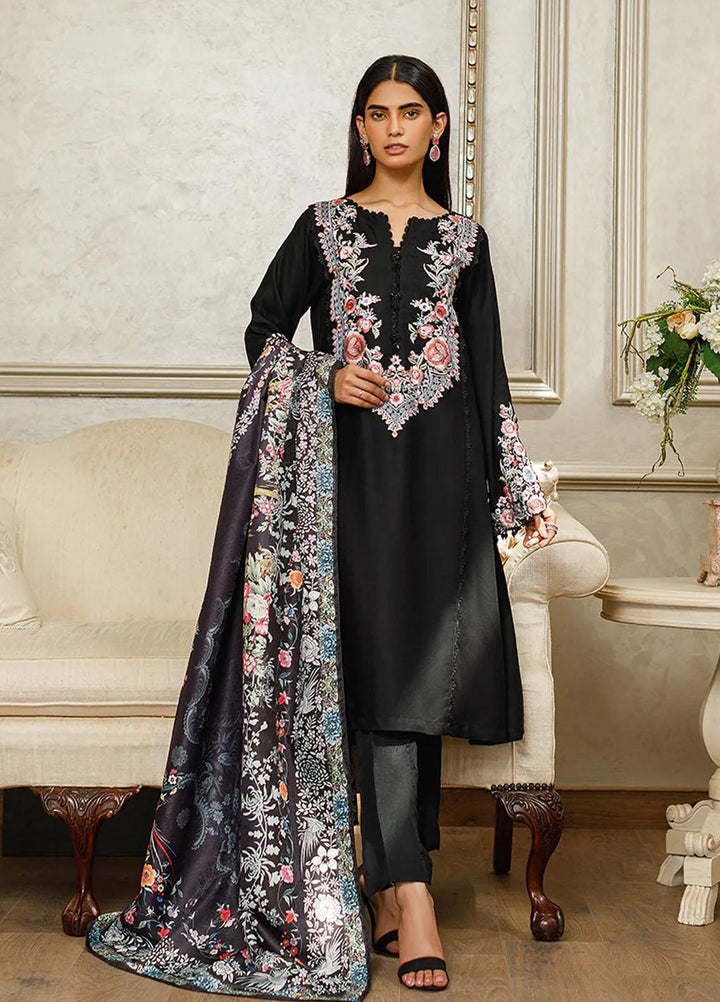 Threads & Motifs Pret Embroidered Crepe Shirt 8653