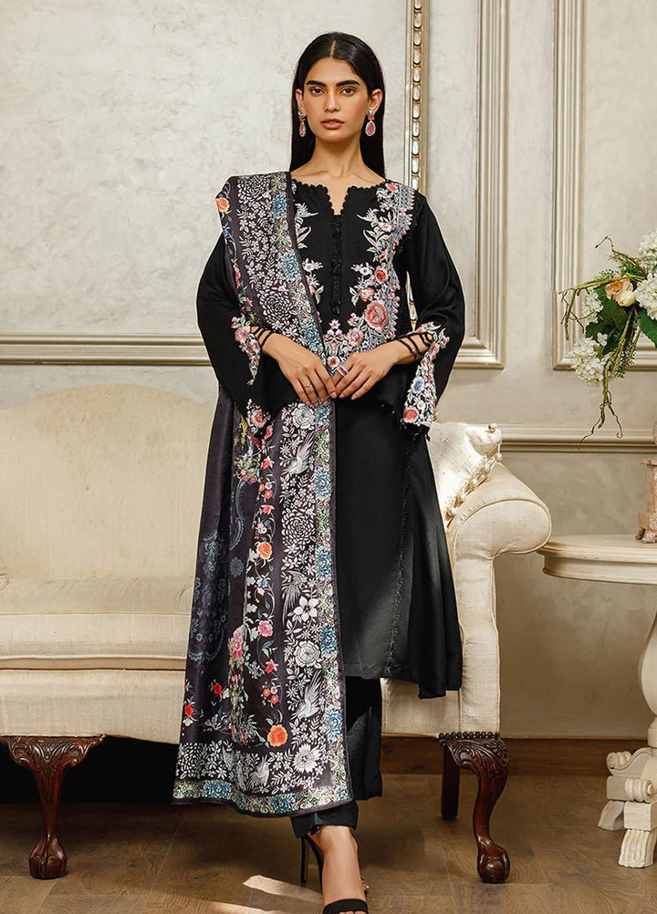 Threads & Motifs Pret Embroidered Crepe Shirt 8653