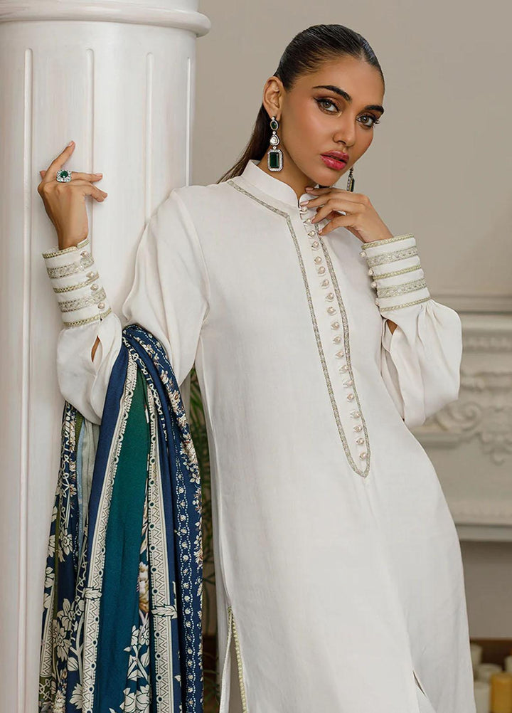 Threads & Motifs Pret Embroidered Crepe Shirt 8664