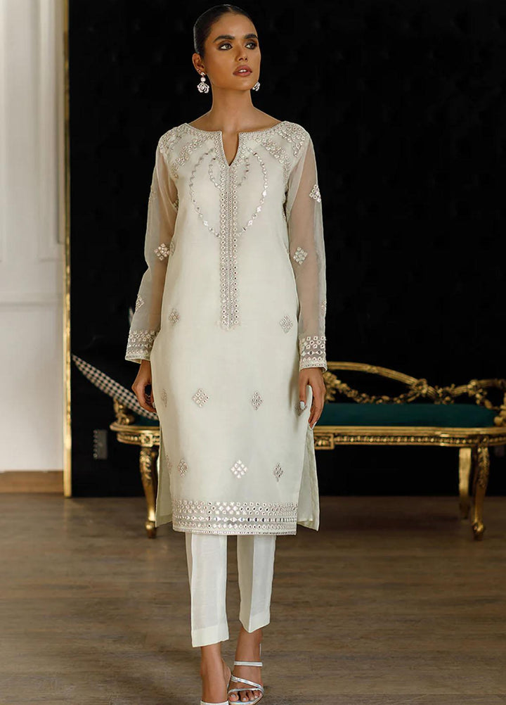 Threads & Motifs Luxury Pret  Organza Shirt 7887