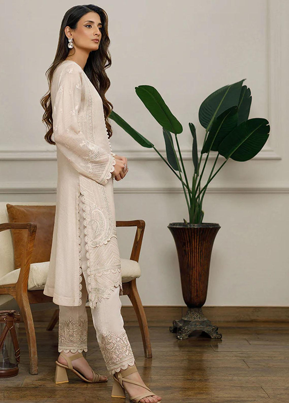 Threads & Motifs Pret  Khaadi Net Shirt 8199
