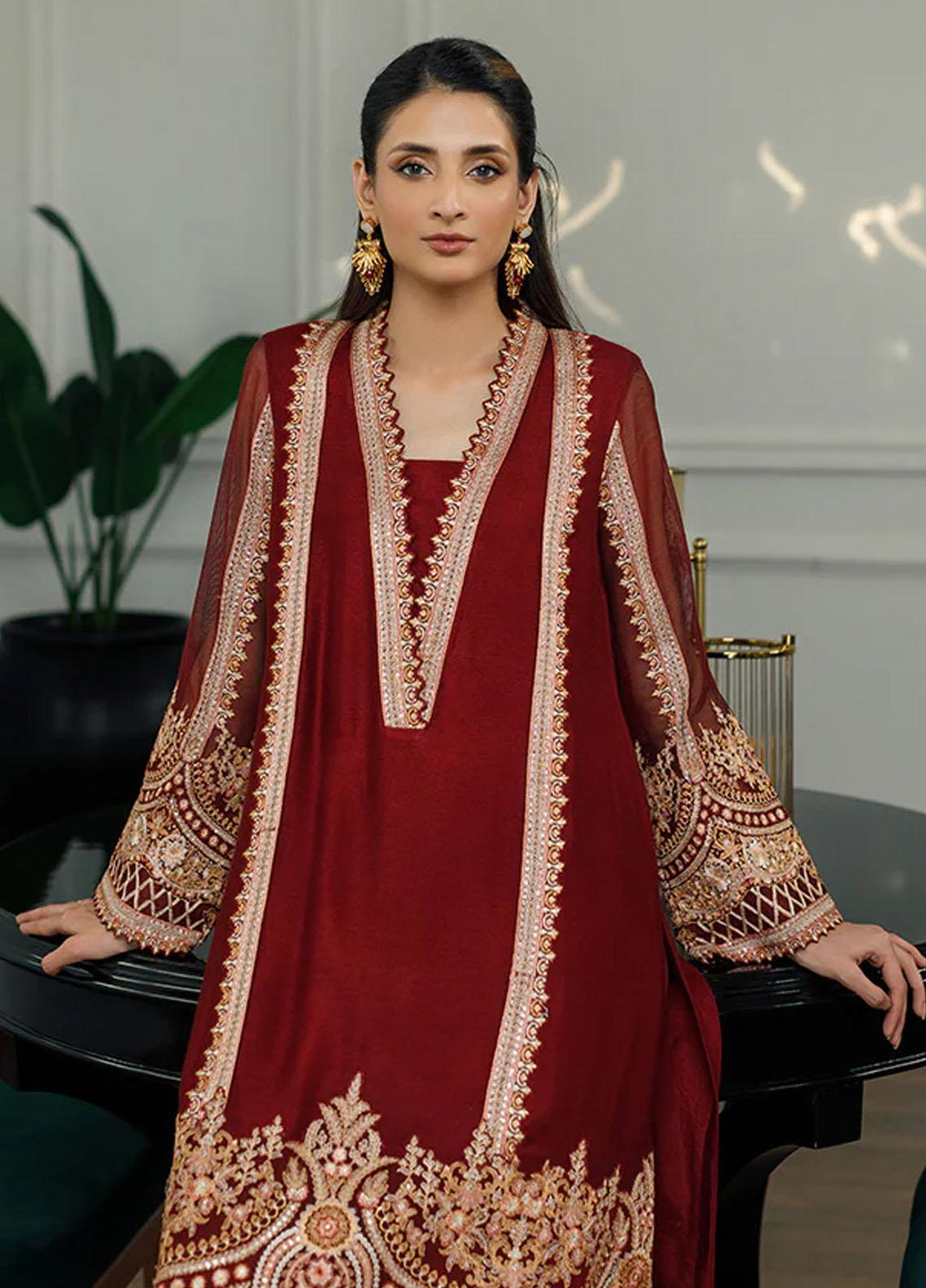 Threads & Motifs Pret  Khaadi Net Shirt 7568.2