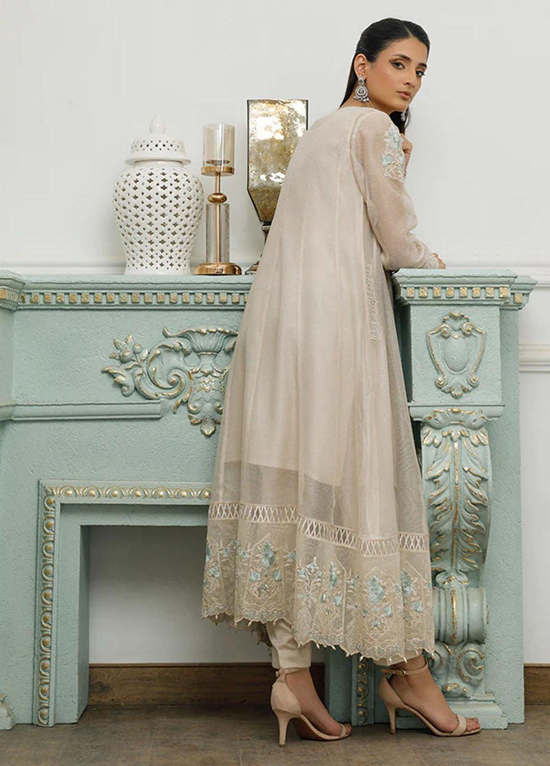 Threads & Motifs Luxury Pret  Khaadi Net Shirt 8267