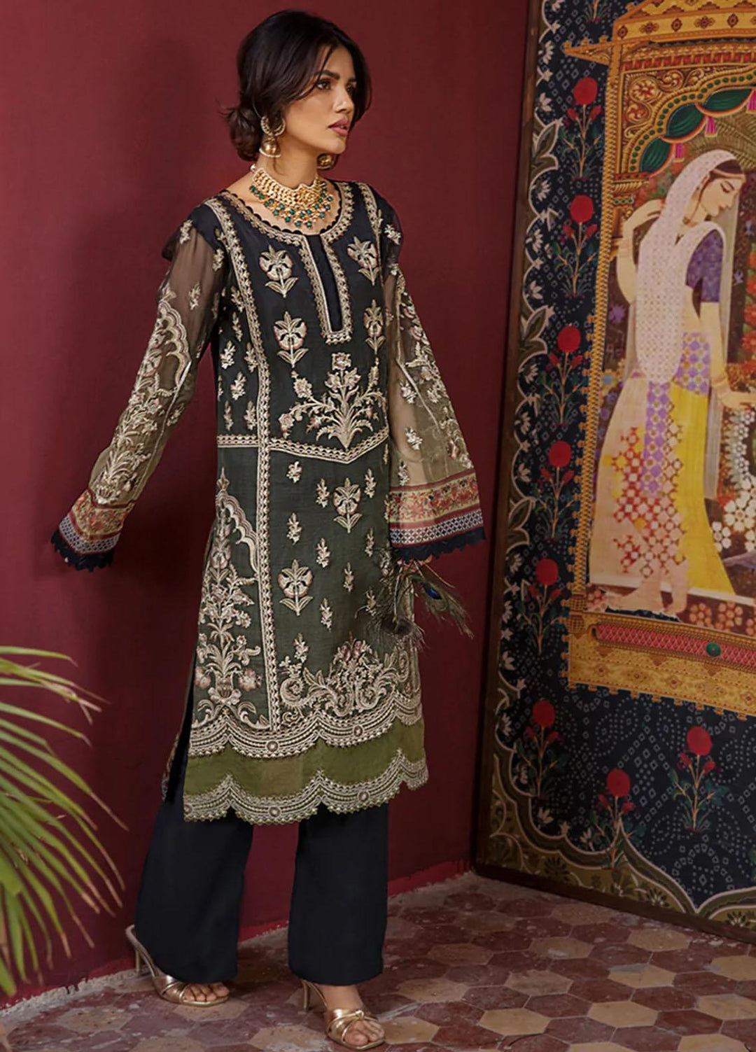 Threads & Motifs Pret  Organza Shirt THM22RW 7735