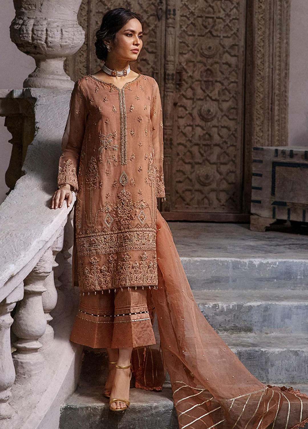 Threads & Motifs Pret  Organza Shirt THM22RW 7584