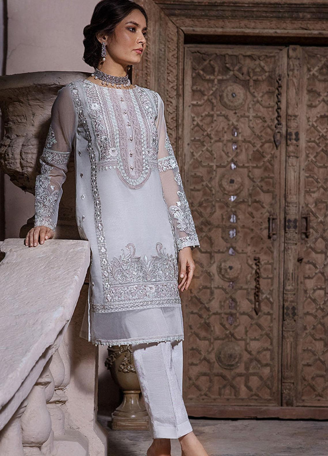 Threads & Motifs Pret  Organza Shirt THM22RW 7782