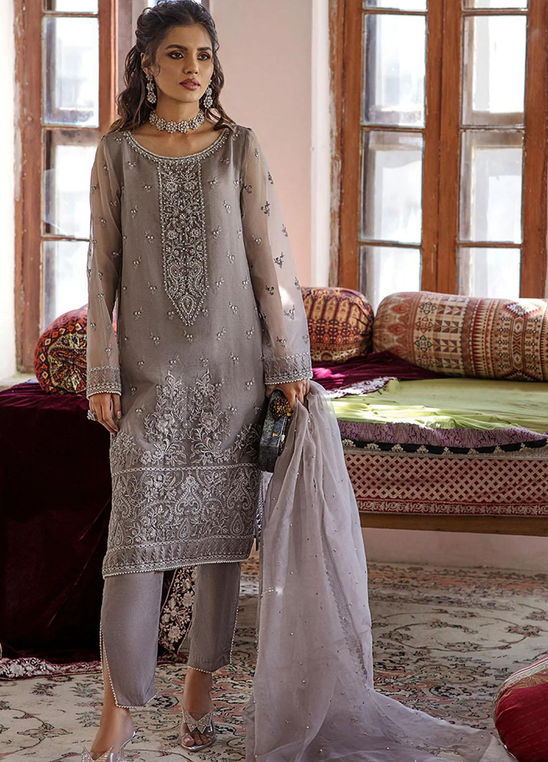 Threads & Motifs Pret  Organza Shirt THM22RW 7580