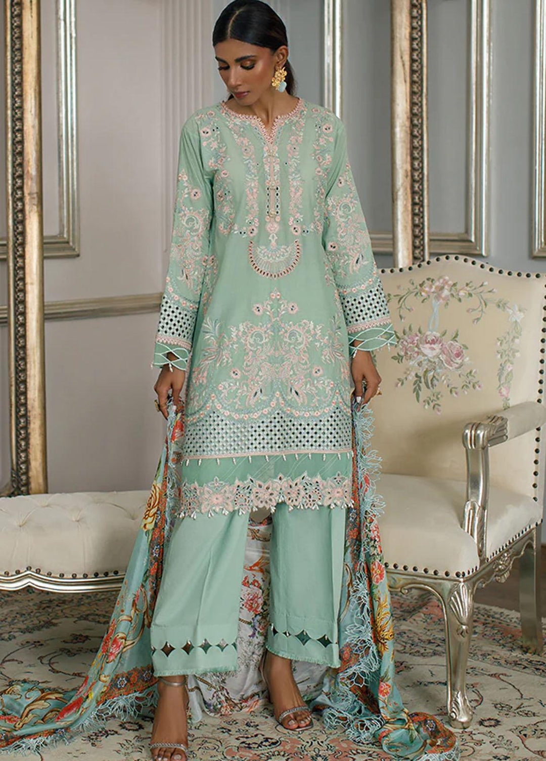 Threads & Motifs Pret  Lawn 2 Piece THM22RW 7838