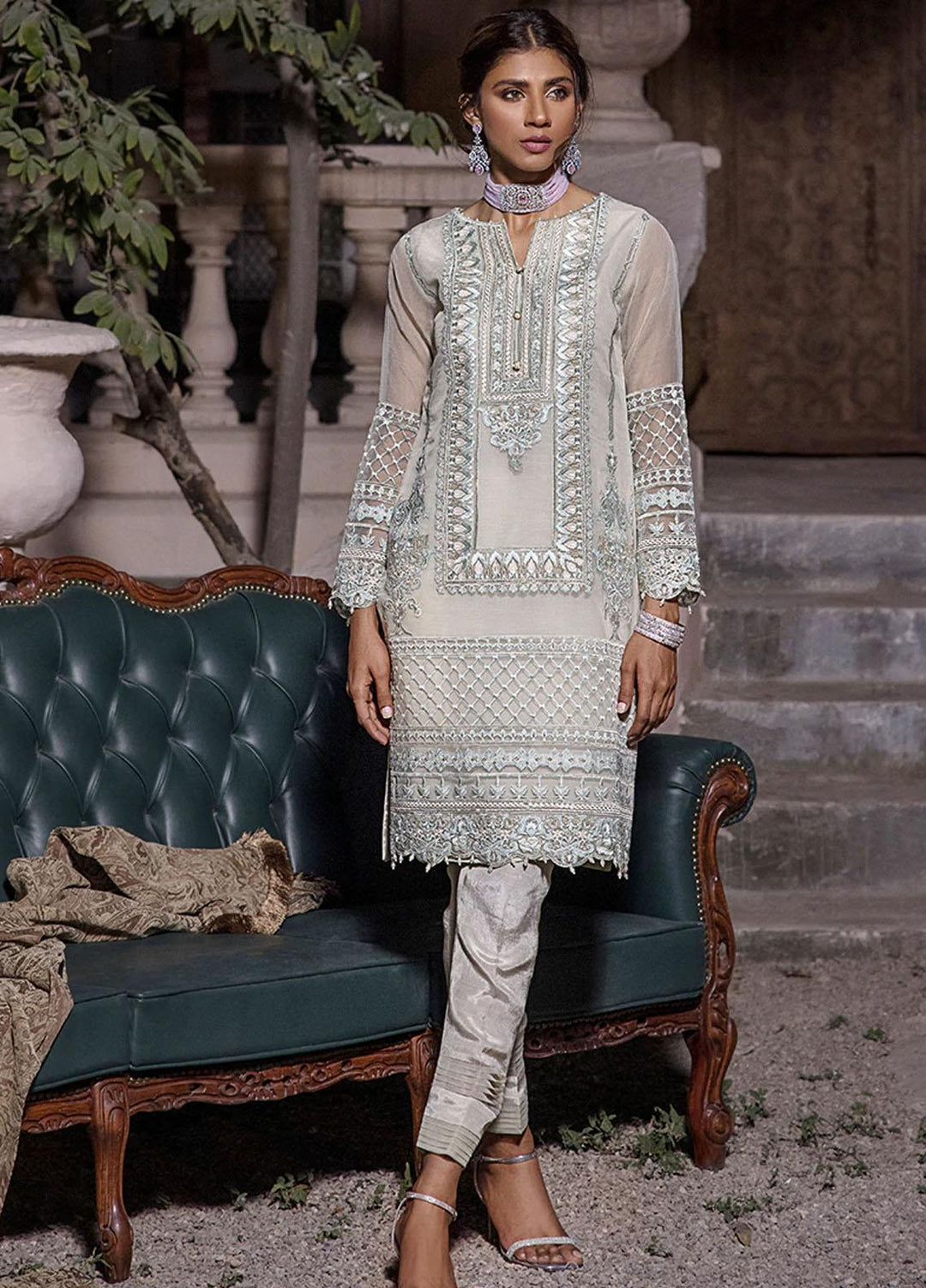Threads & Motifs Pret  Organza Shirt THM22RW 7623