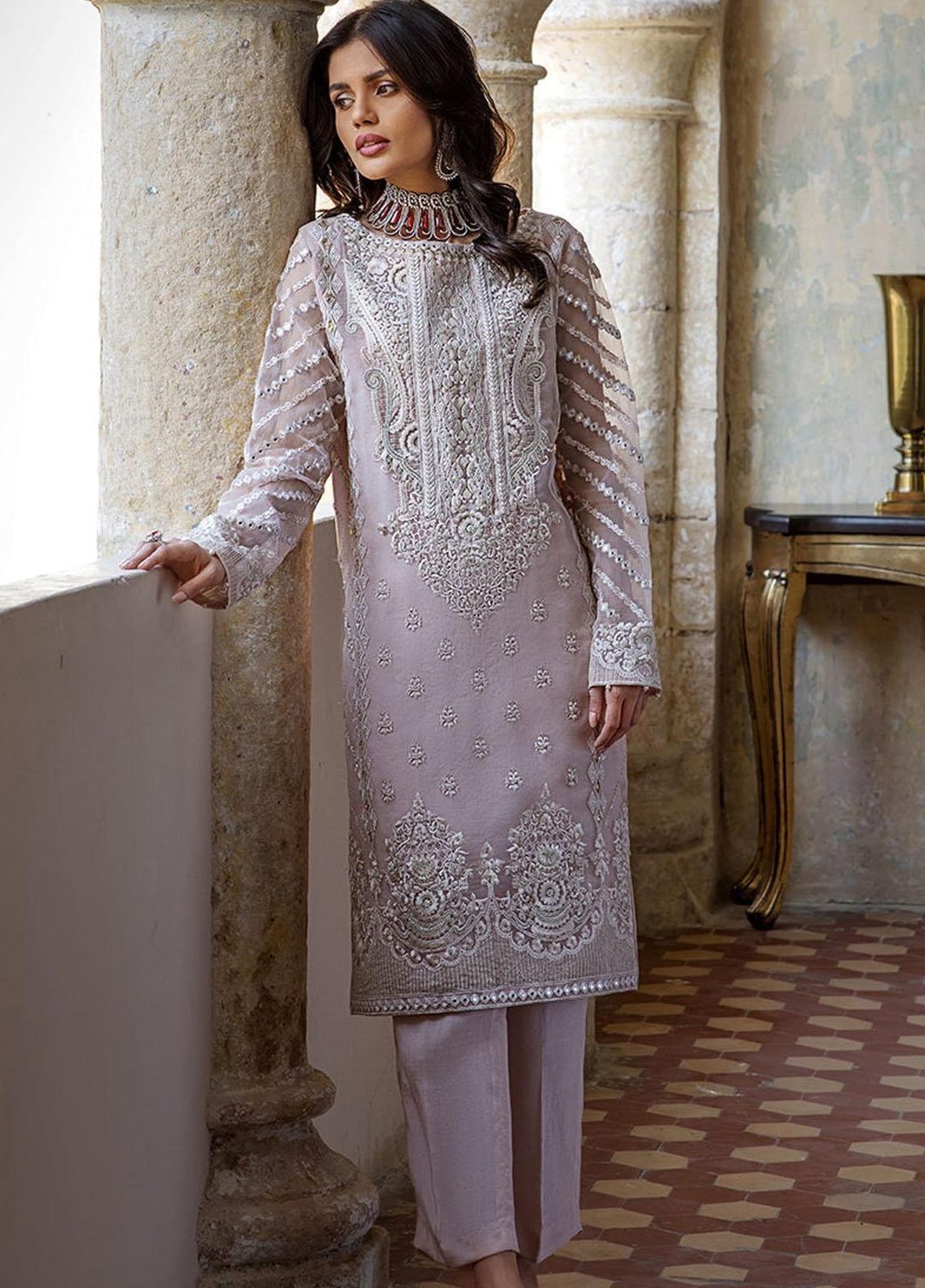 Threads & Motifs Pret  Organza Shirt THM22RW 7785