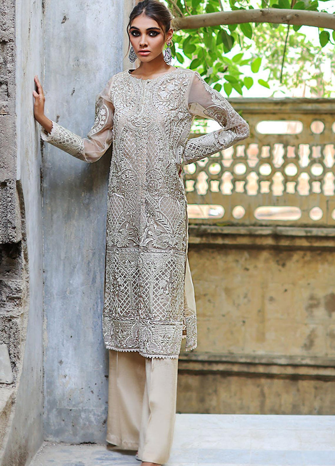 Threads & Motifs Pret  Organza Shirt THM22RW 7554
