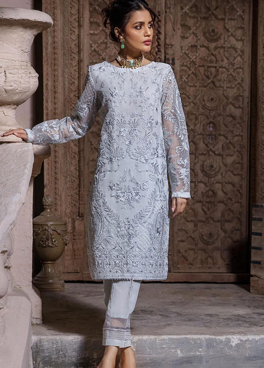 Threads & Motifs Pret  Organza Shirt THM22RW 7818
