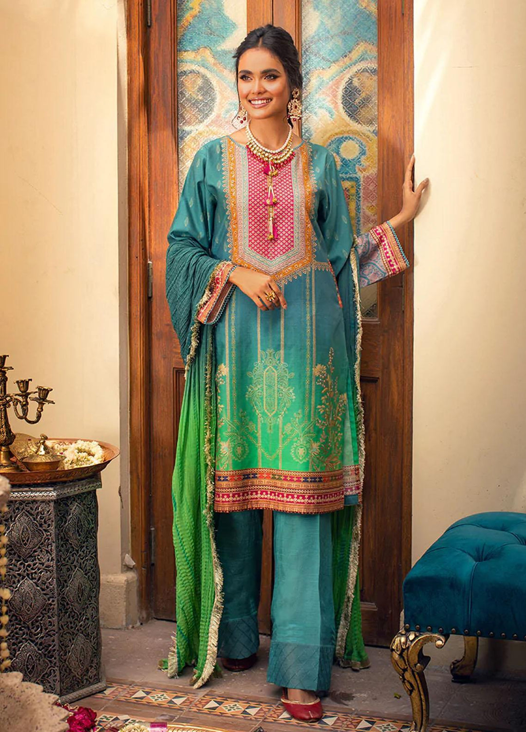 Threads & Motifs Pret  Khaadi Net Shirt THM22RW 7665