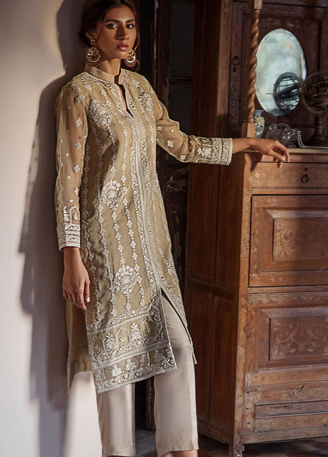 Threads & Motifs Pret  Organza Shirt THM22RW 7557