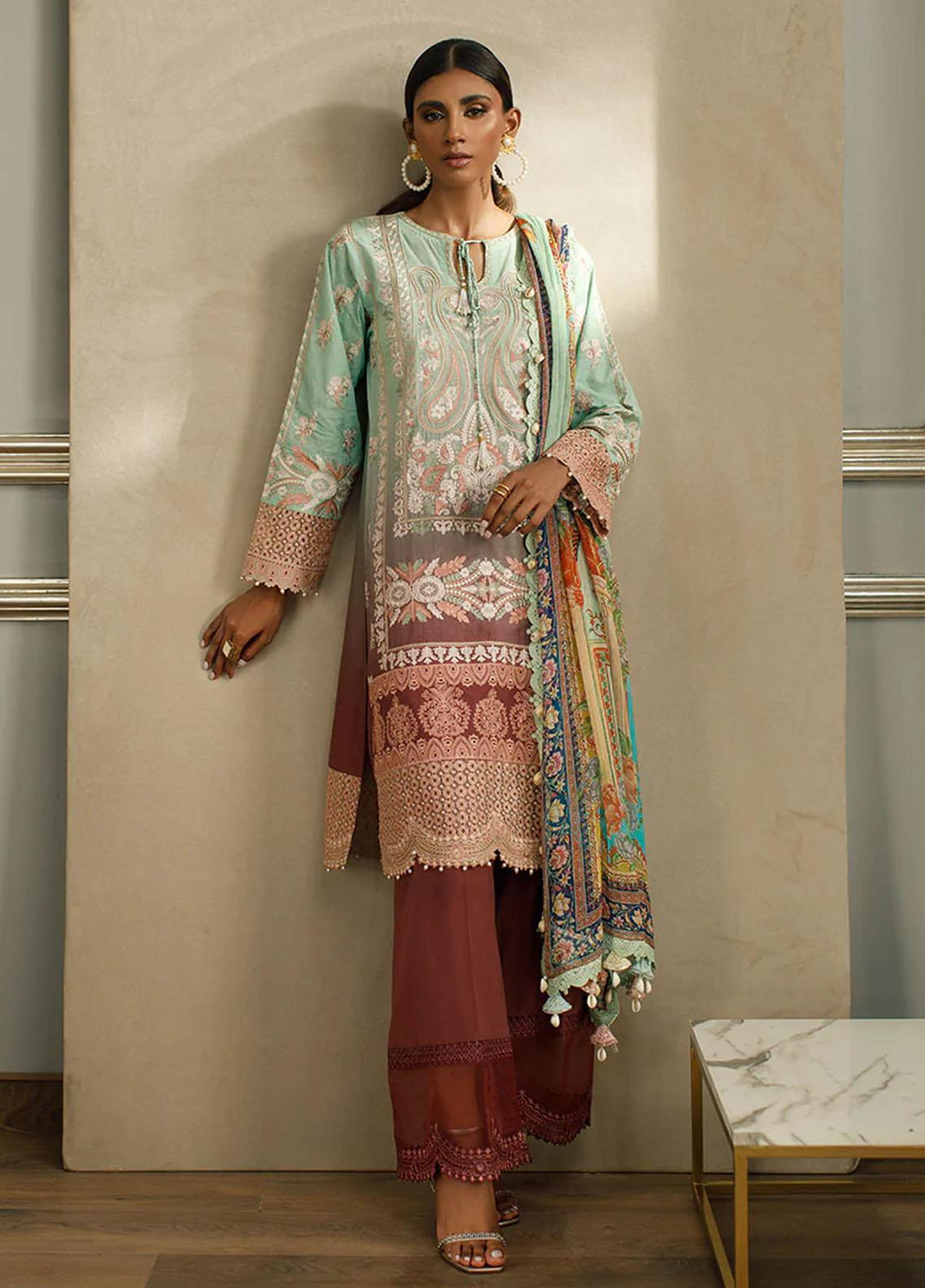 Threads & Motifs Pret  Lawn 2 Piece THM22RW 7834