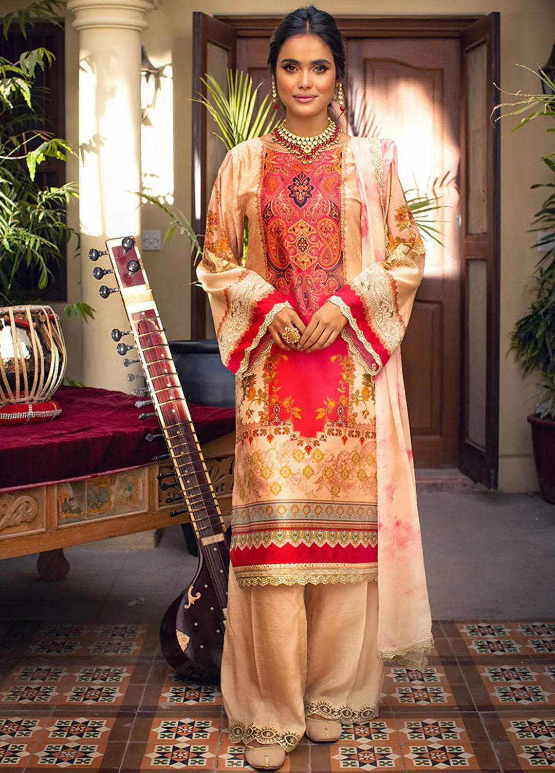 Threads & Motifs Pret  Khaadi Net Shirt THM22RW 7843