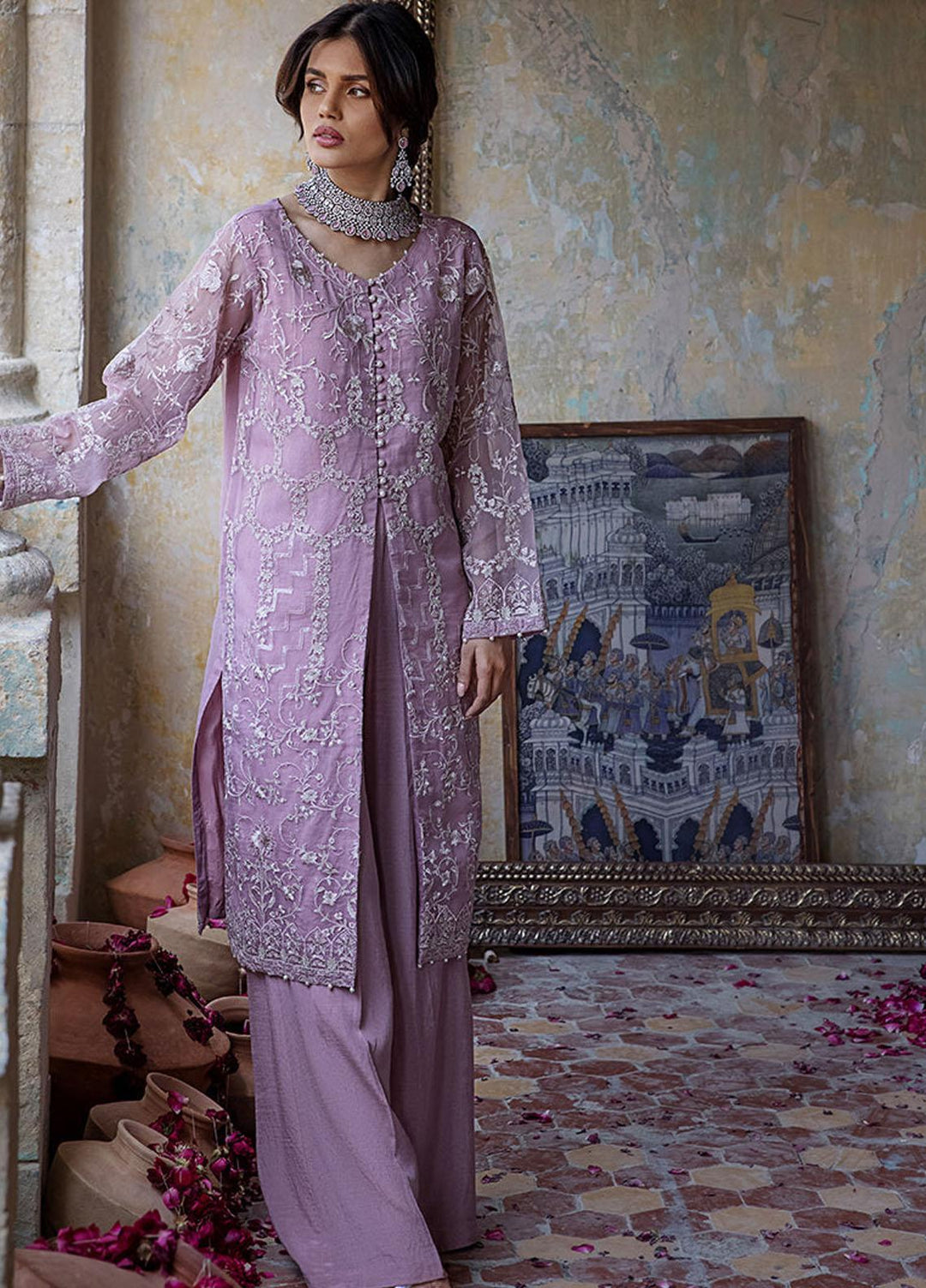Threads & Motifs Pret  Organza Shirt THM22RW 7548
