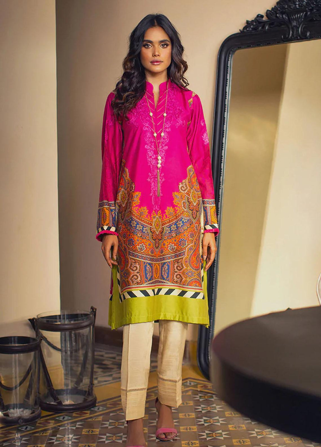 Threads & Motifs Pret  Khaadi Net Shirt THM22RW 7661