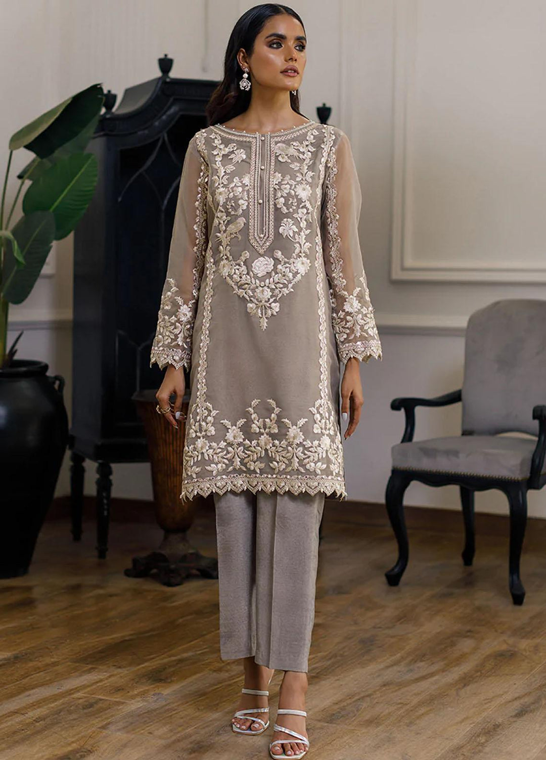 Threads & Motifs Pret  Organza Shirt THM22RW 7802