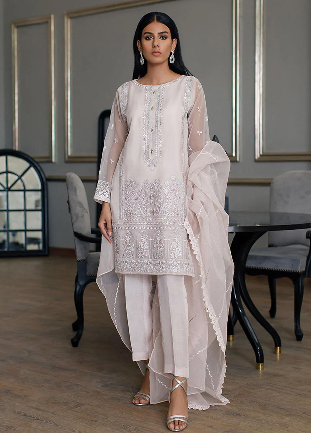 Threads & Motifs Pret  Organza Shirt THM22RW 7787