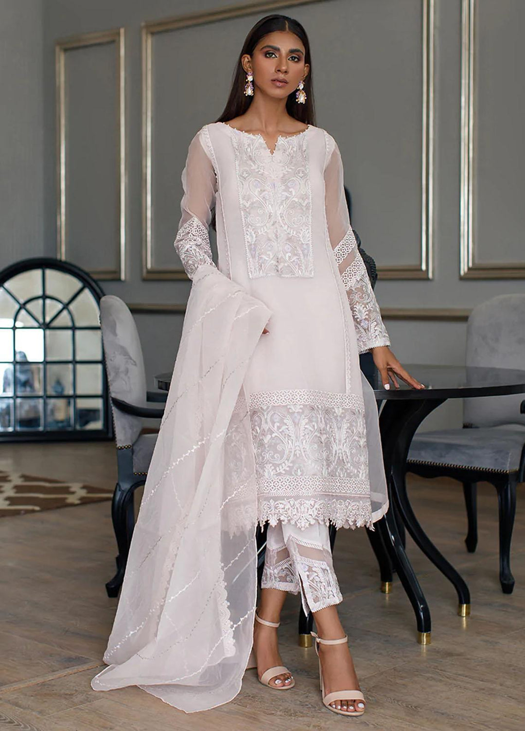 Threads & Motifs Pret  Organza Shirt THM22RW 7901