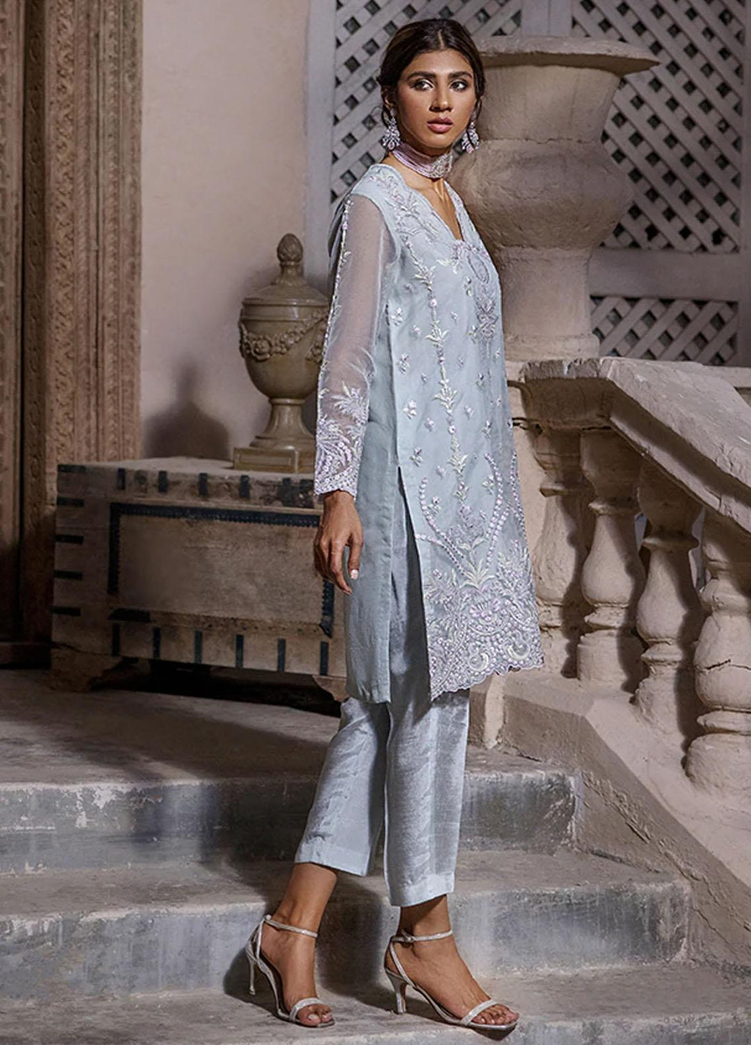 Threads & Motifs Pret  Organza Shirt THM22RW 7753