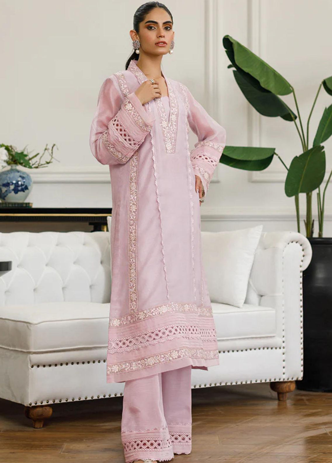 Threads & Motifs Luxury Pret  Khaadi Net Shirt 7721