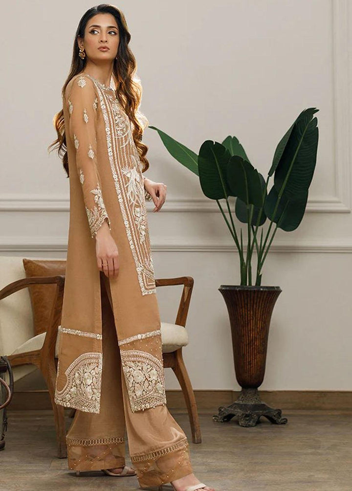 Threads & Motifs Luxury Pret  Organza Shirt 8155