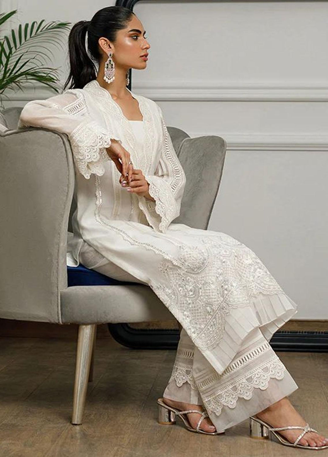Threads & Motifs Luxury Pret  Khaadi Net Shirt 8179