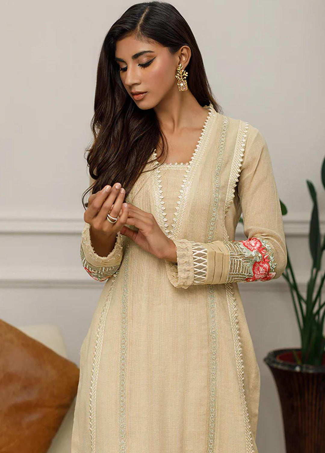 Threads & Motifs Luxury Pret  Khaadi Net Shirt 8316
