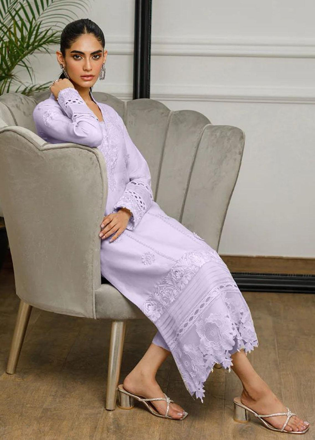 Threads & Motifs Luxury Pret  Khaadi Net Shirt 8328