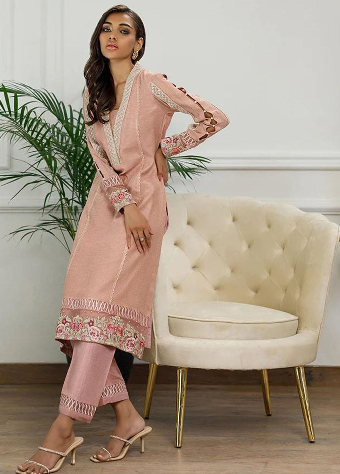Threads & Motifs Luxury Pret  Khaadi Net Shirt 8329