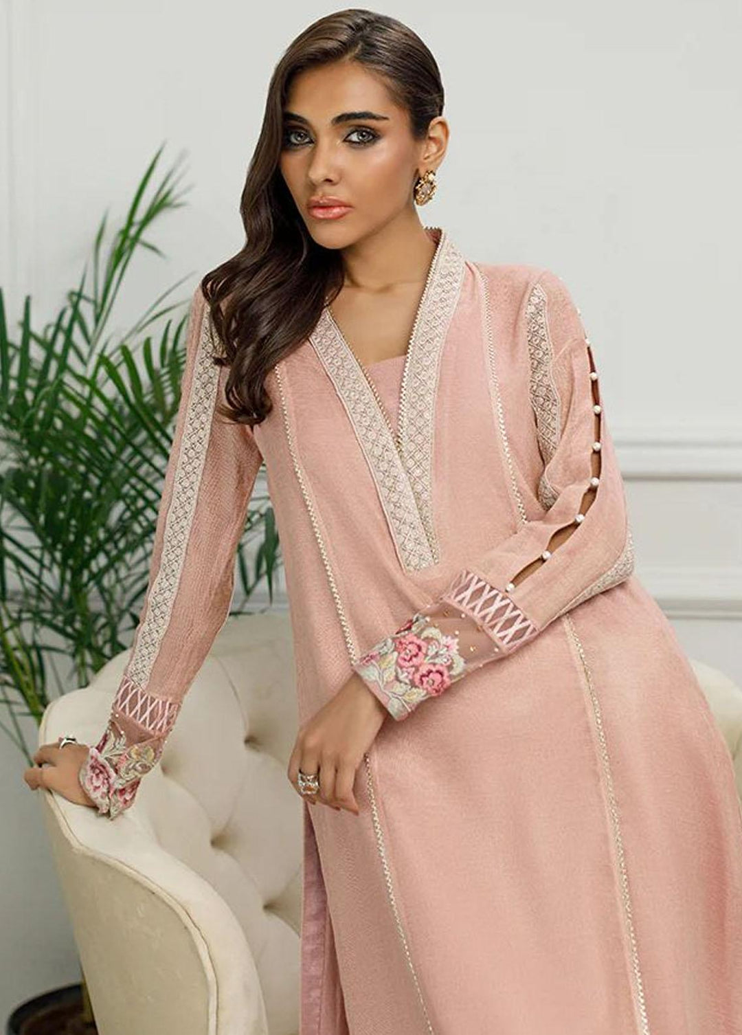 Threads & Motifs Luxury Pret  Khaadi Net Shirt 8329