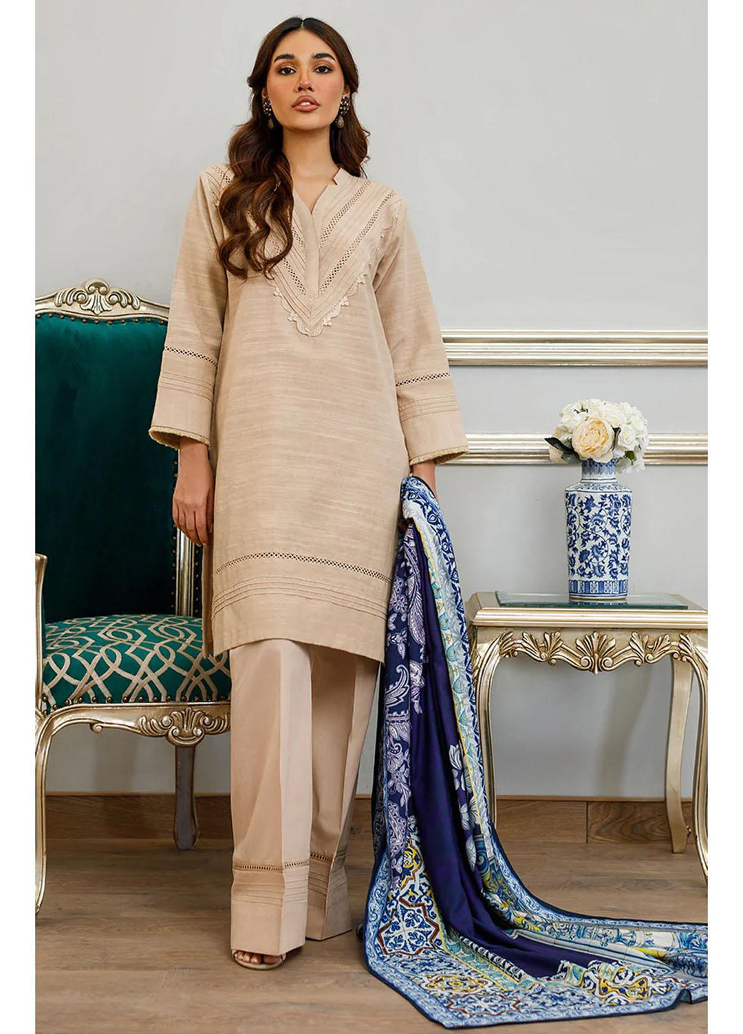 Threads & Motifs Luxury Pret  Khaddar 2 Piece Suit THM23RW 8200.1