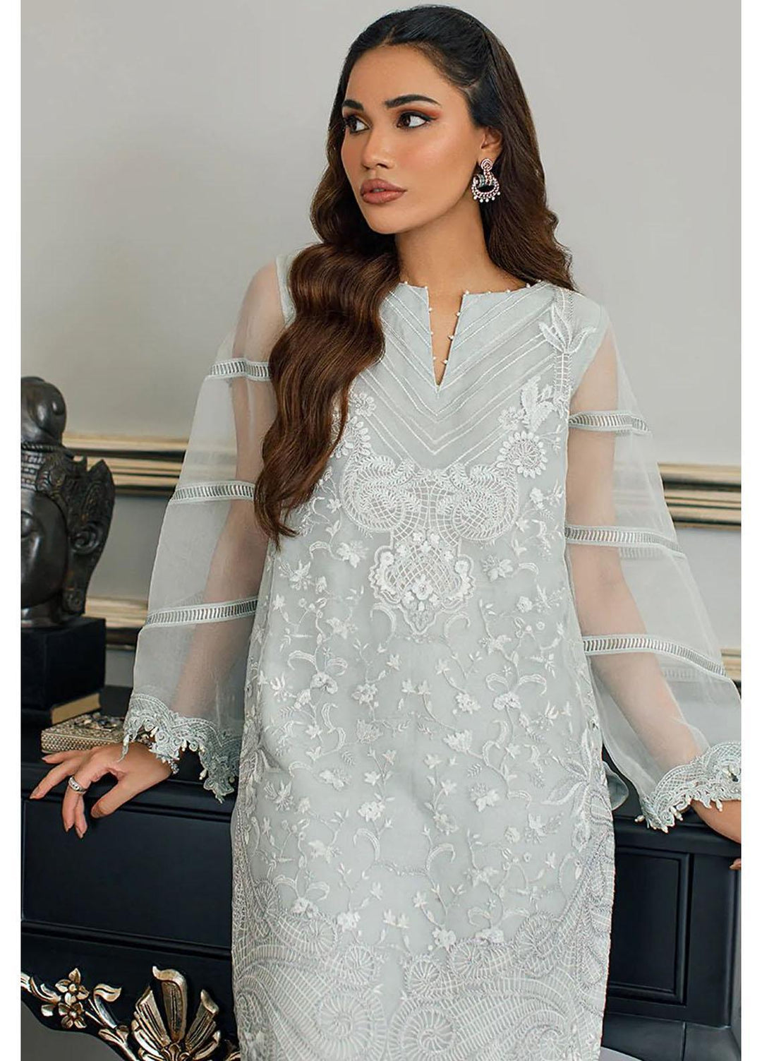 Threads & Motifs Luxury Pret  Organza Shirt THM23RW 7921.2