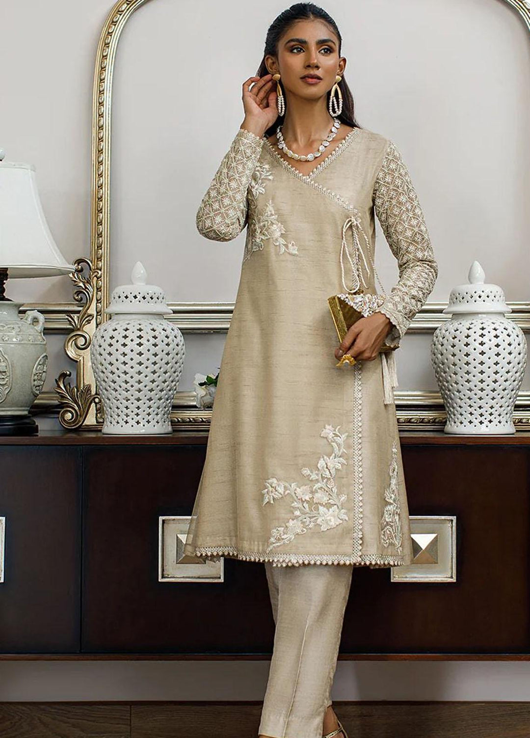 Threads & Motifs Pret  Khaadi Net Shirt THM23RW 8038