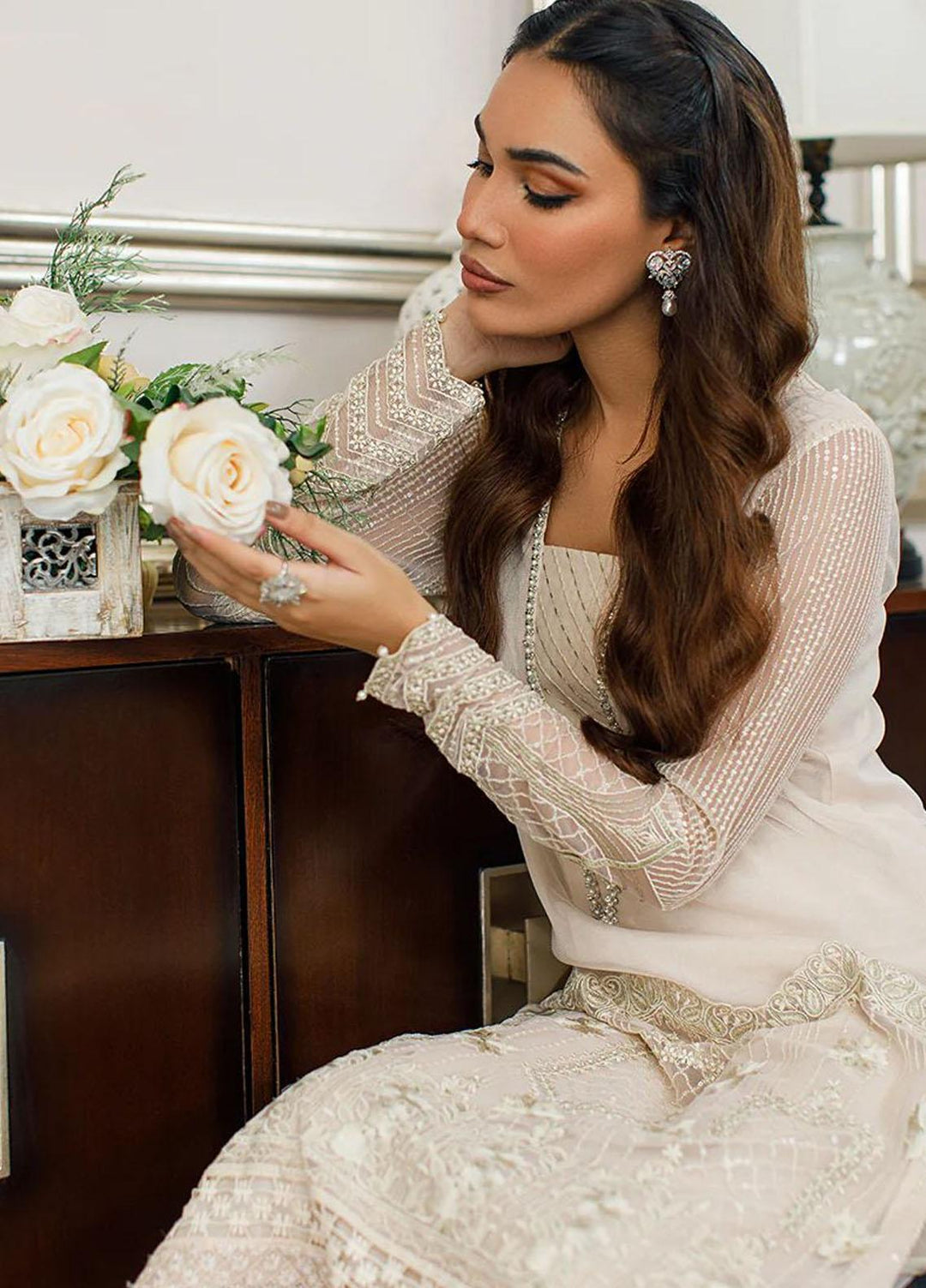 Threads & Motifs Pret  Chiffon Shirt THM23RW 8124