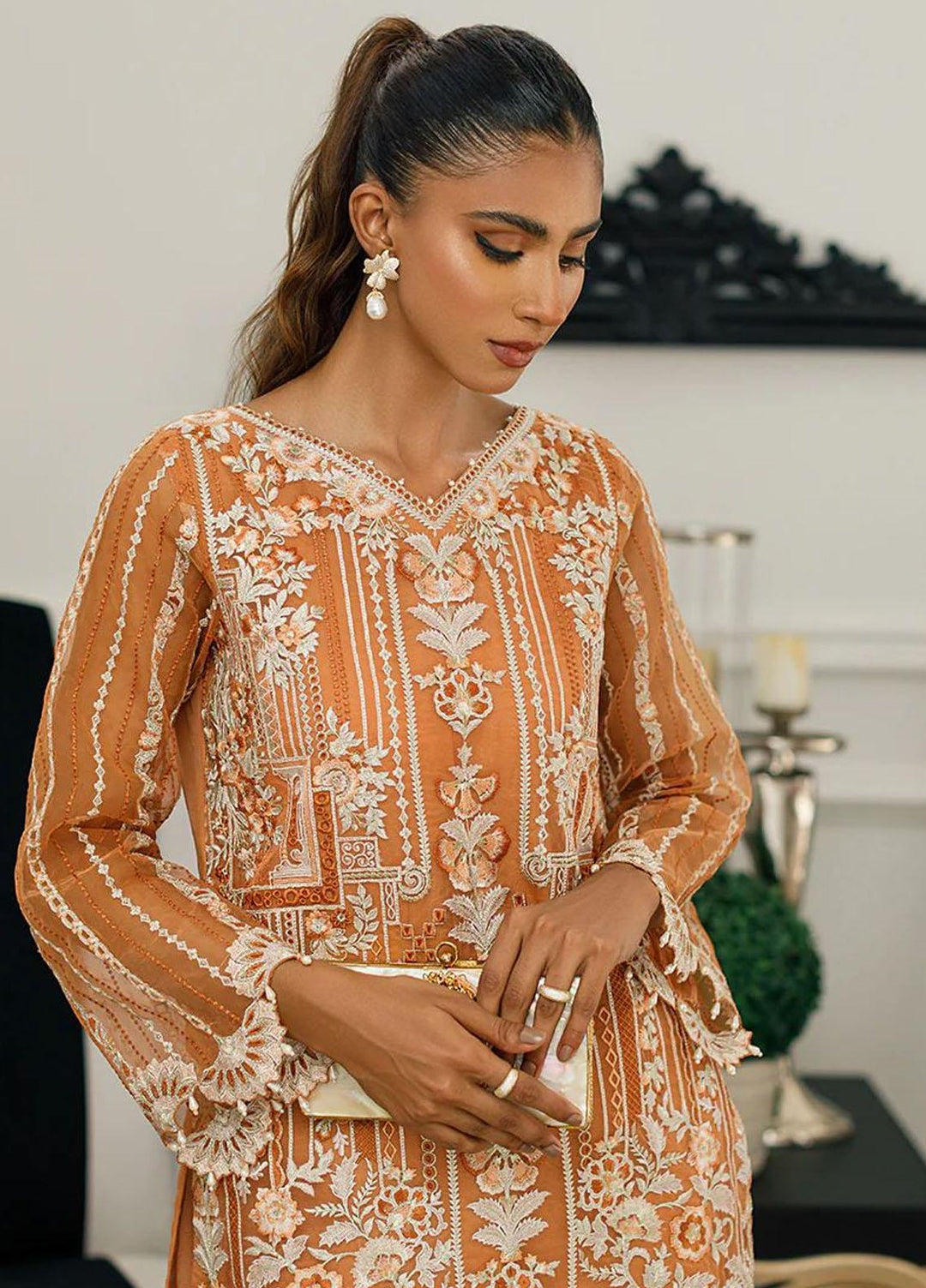 Threads & Motifs Pret  Organza Shirt THM23RW 8057