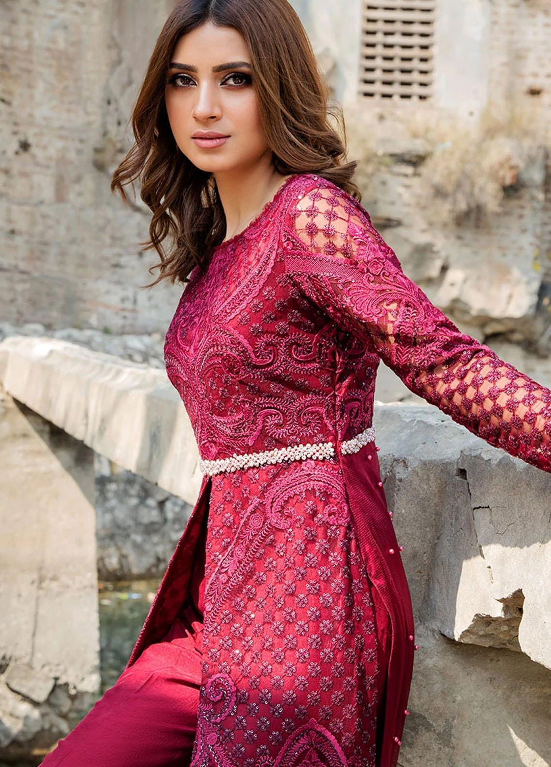 Threads & Motifs Pret Semi Formal Net Dress THM21SF 4005.3