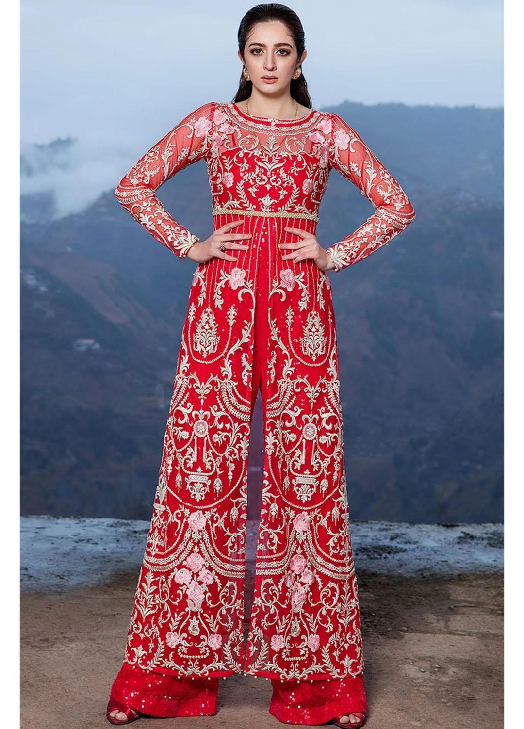 Threads & Motifs Pret Semi Formal Net Jumpsuit THM21SF 5894.2