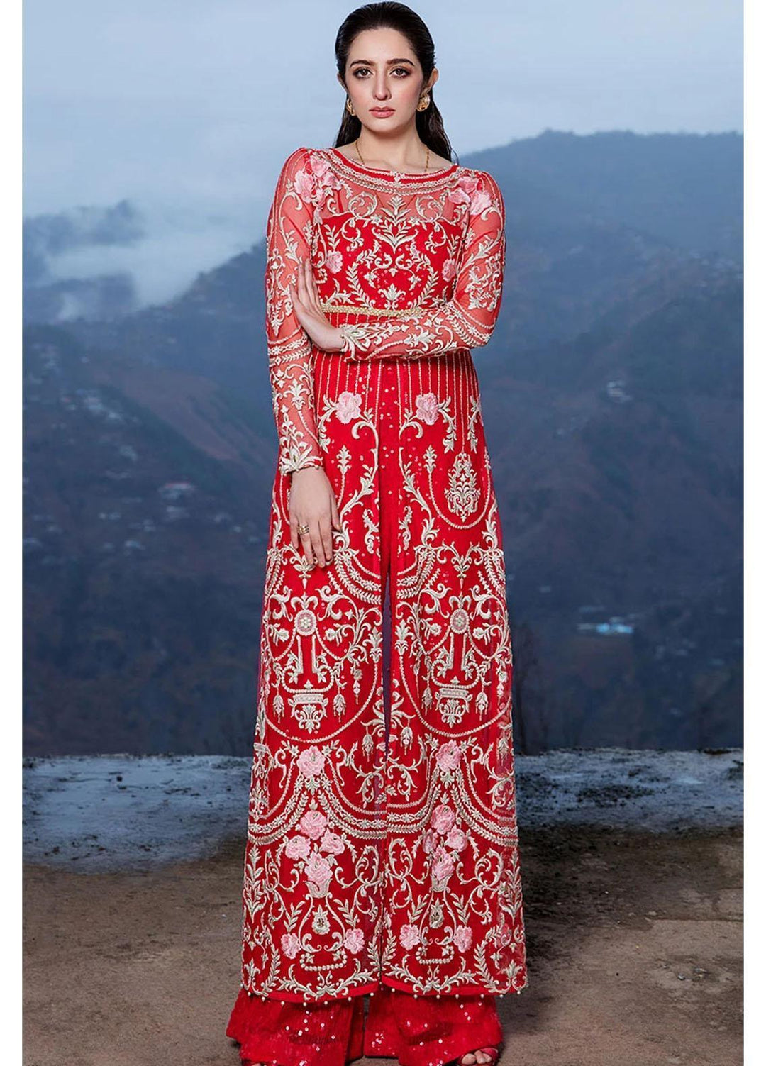 Threads & Motifs Pret Semi Formal Net Jumpsuit THM21SF 5894.2