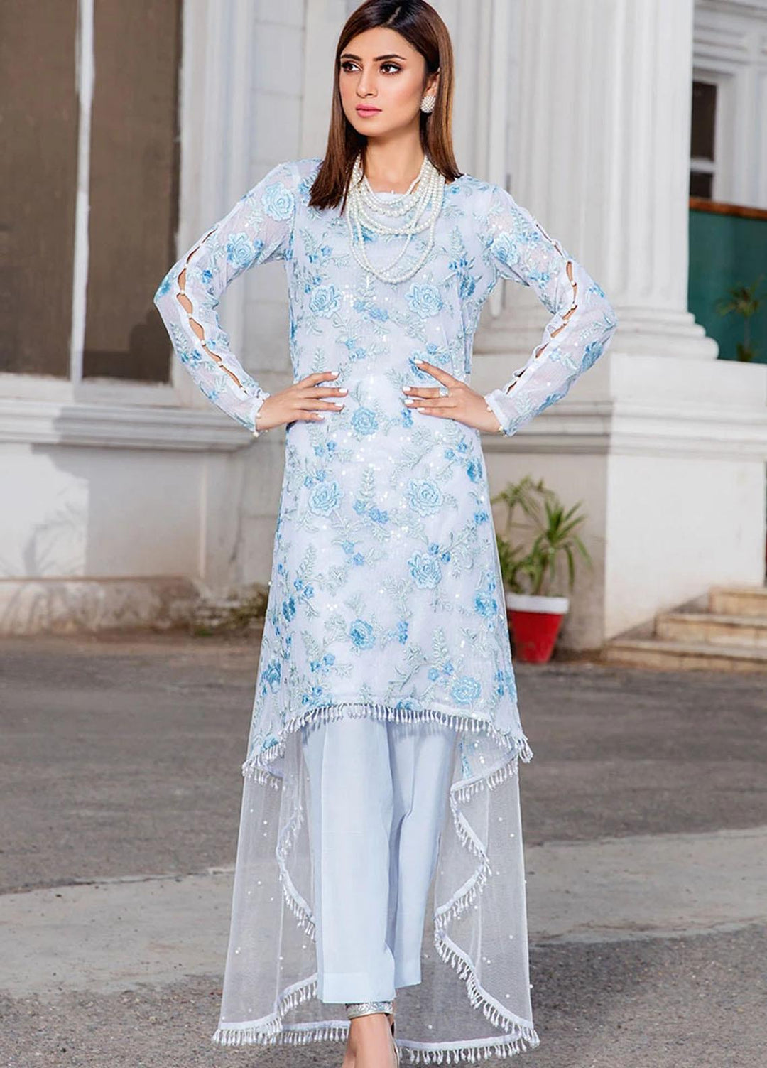Threads & Motifs Pret Semi Formal Net Shirt THM21SF 6580.1