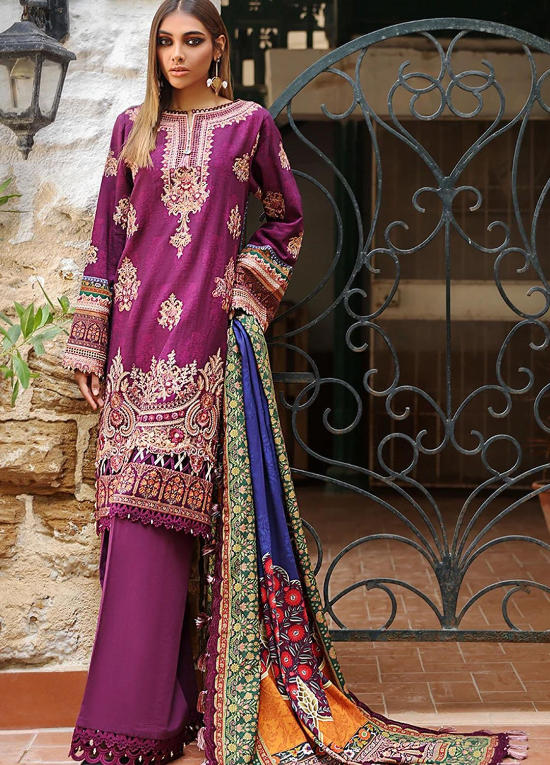 Threads & Motifs Embroidered Khaddar Suits Unstitched 2 Piece THM21UK 7540 - Winter Collection