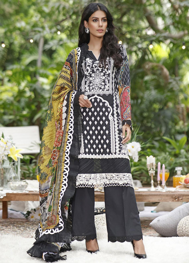 Threads & Motifs Embroidered Lawn Suits Unstitched 3 Piece THM22UL 7292 - Luxury Summer Collection