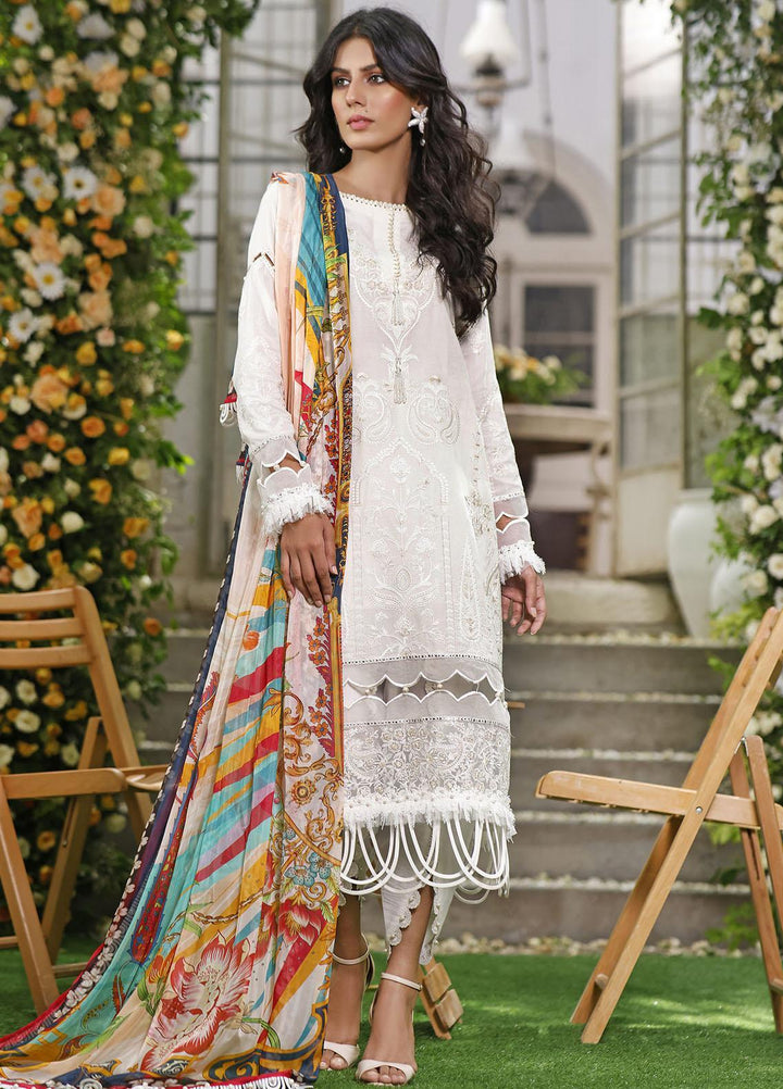Threads & Motifs Embroidered Lawn Suits Unstitched 3 Piece THM22UL 7631 - Luxury Summer Collection
