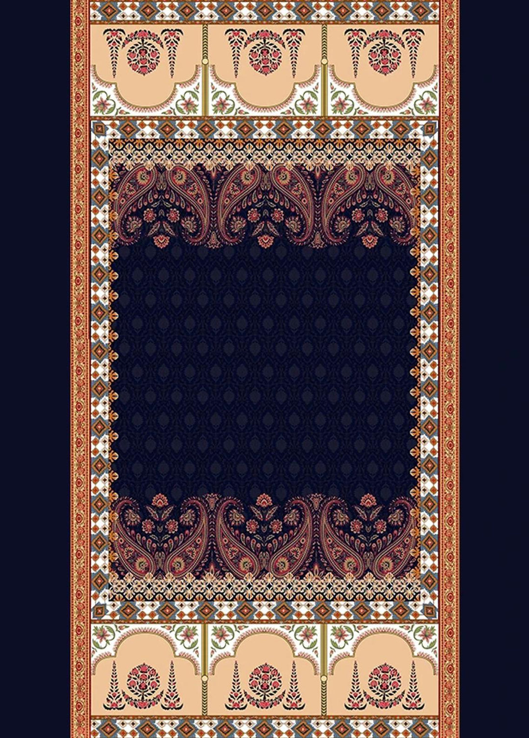 Threads & Motifs Printed Viscose  Shawl THM21SH 101 - Viscose Shawls