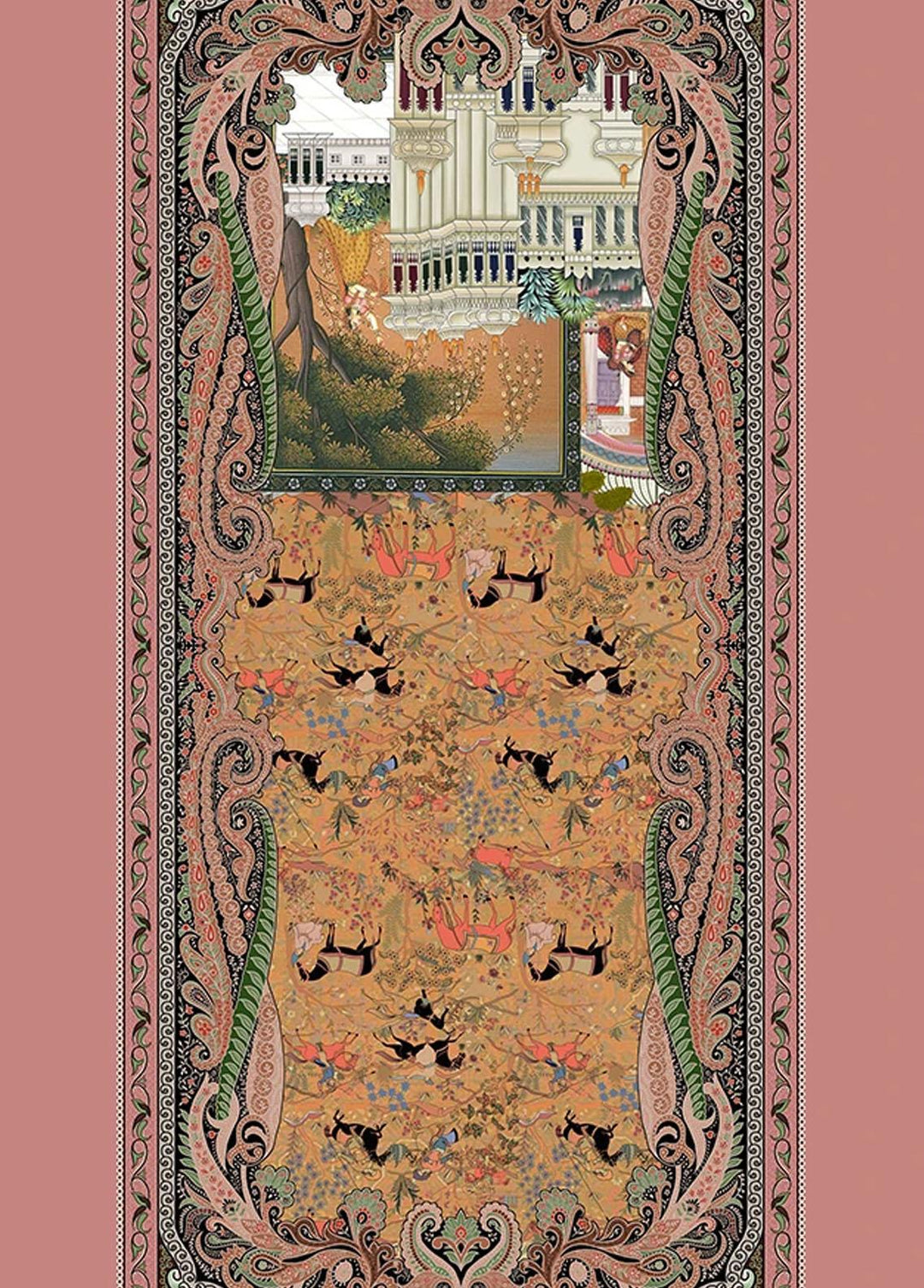 Threads & Motifs Printed Viscose  Shawl THM21SH 102 - Viscose Shawls