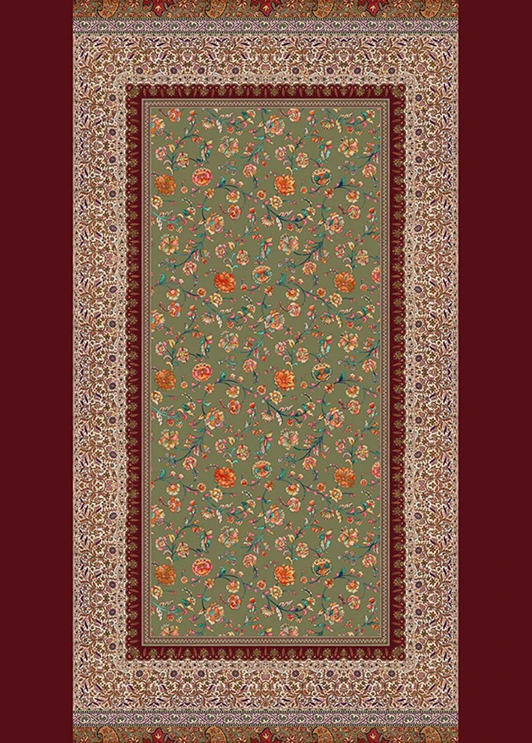 Threads & Motifs Printed Viscose  Shawl THM21SH 97 - Viscose Shawls