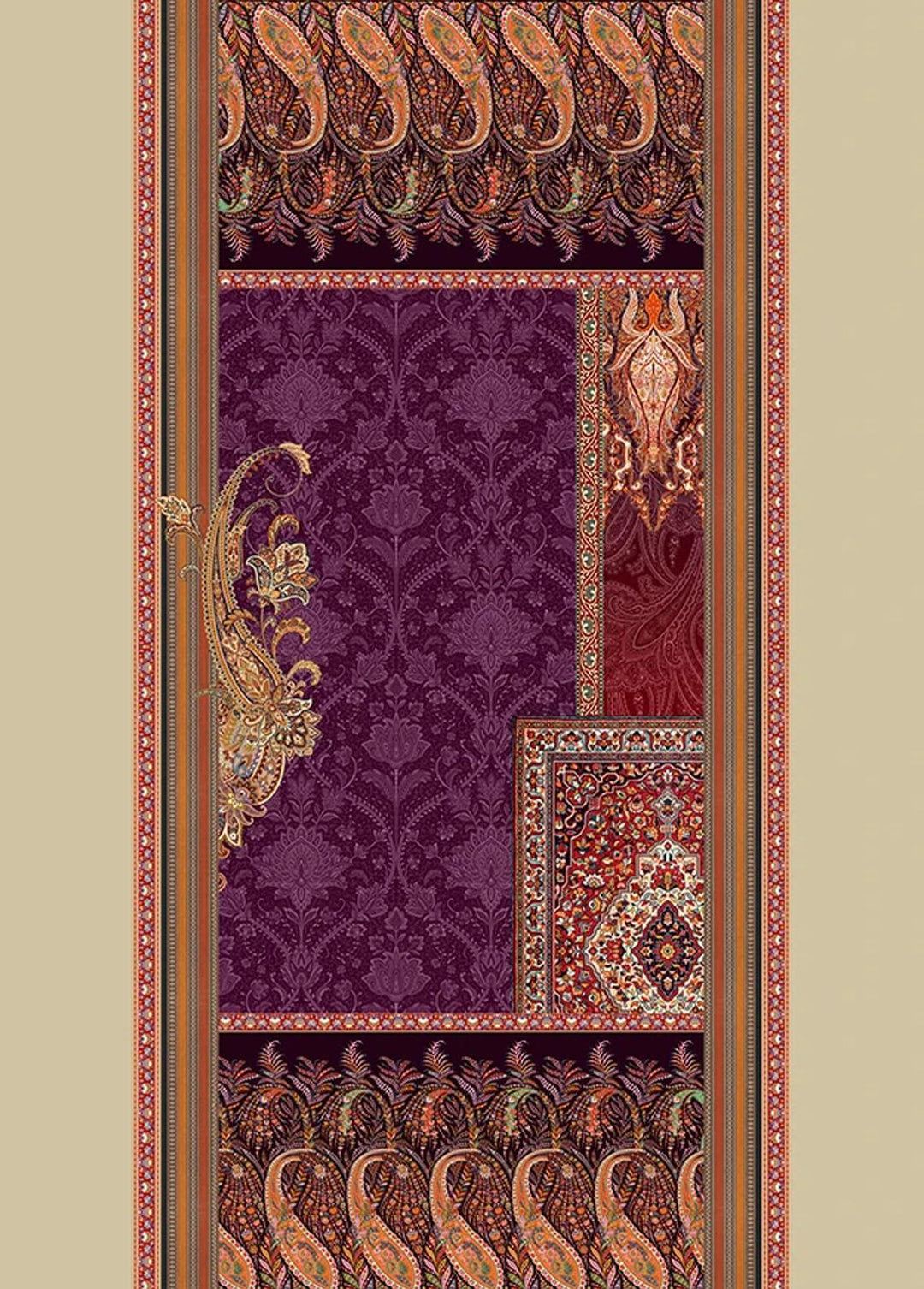 Threads & Motifs Printed Viscose  Shawl THM21SH 98 - Viscose Shawls