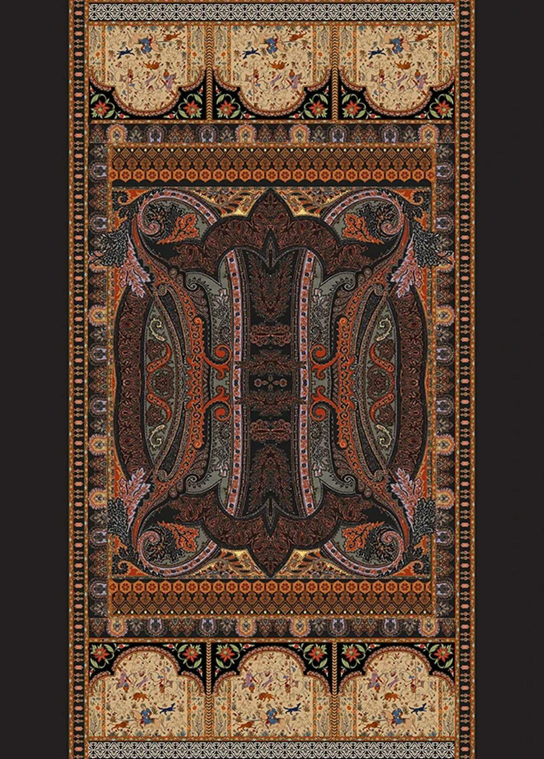 Threads & Motifs Printed Viscose  Shawl THM21SH 99 - Viscose Shawls